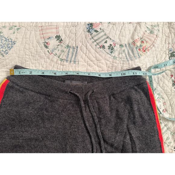 WYSE LONDON RAINBOW STRIPE CASHMERE JOGGERS - Picture 6 of 8